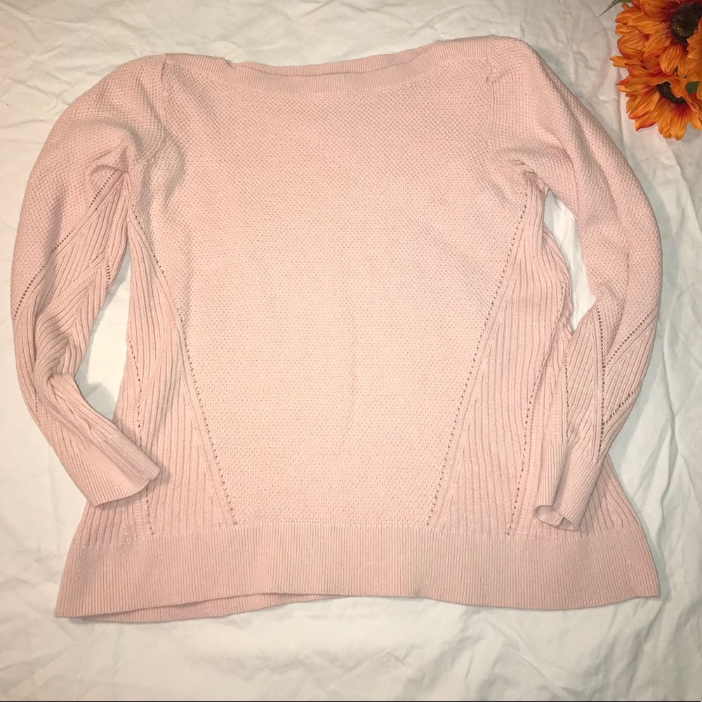 Pink Ann Taylor Cozy Sweater